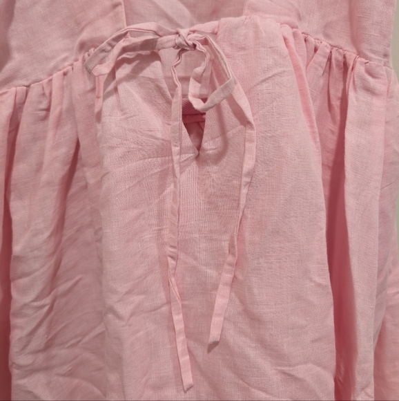 NWT Free People x Dora Larsen Emelie Ruffled Dress Size 6 - Picture 10 of 14